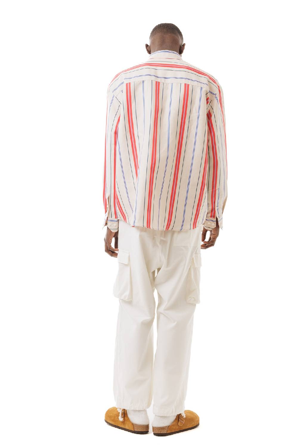 Lc23 Stripes Beige-Red Shirt Vendita Calda