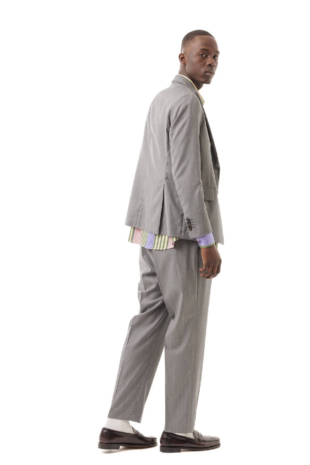Lc23 Gessato Grey Blazer Spedizione Gratuita