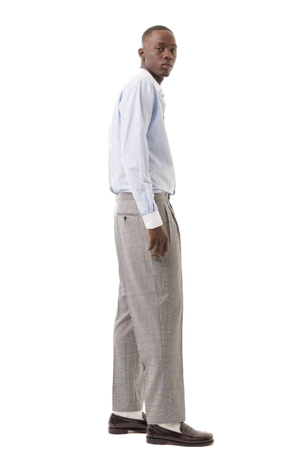 Lc23 Prince of Galles Grey Trousers Negozi Online