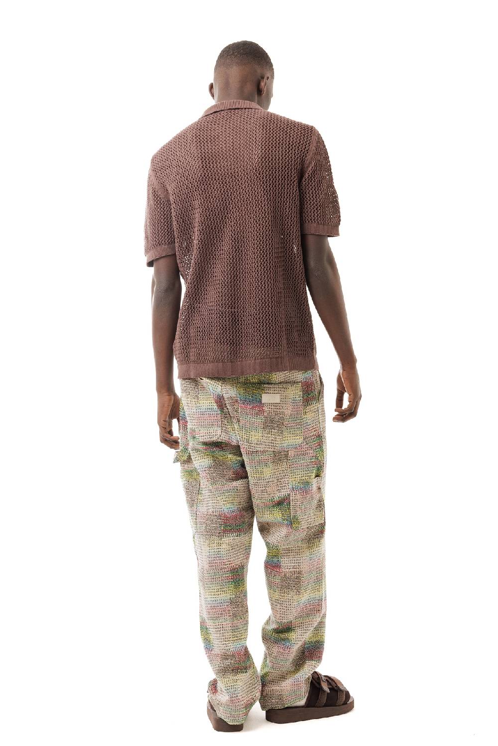 Lc23 Perforated Polo Brown Negozio