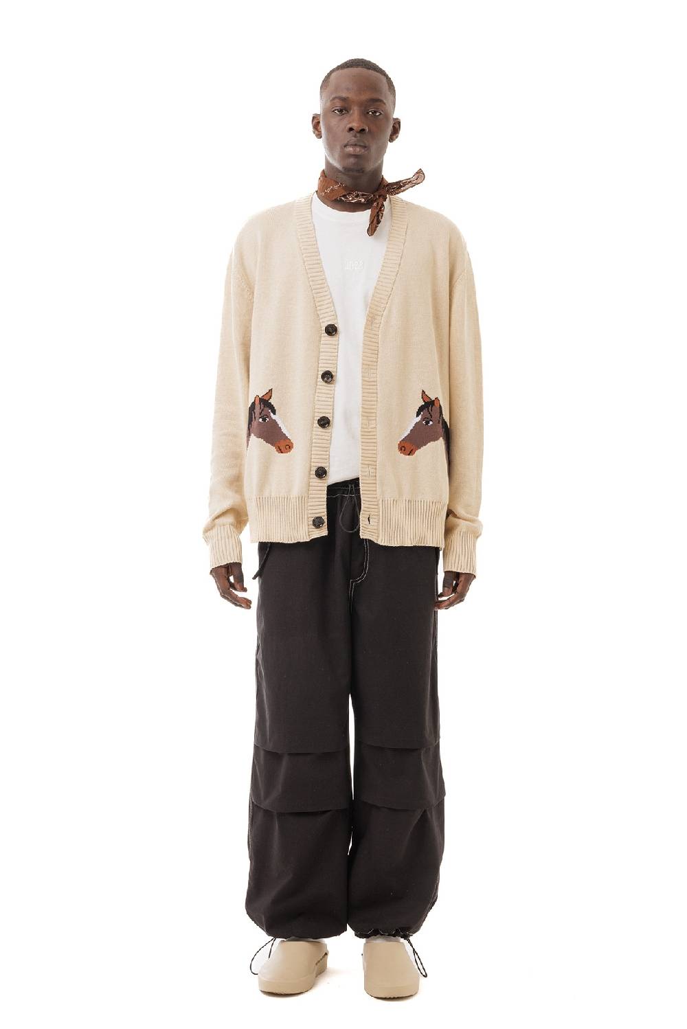 Lc23 Horses Cardigan Beige