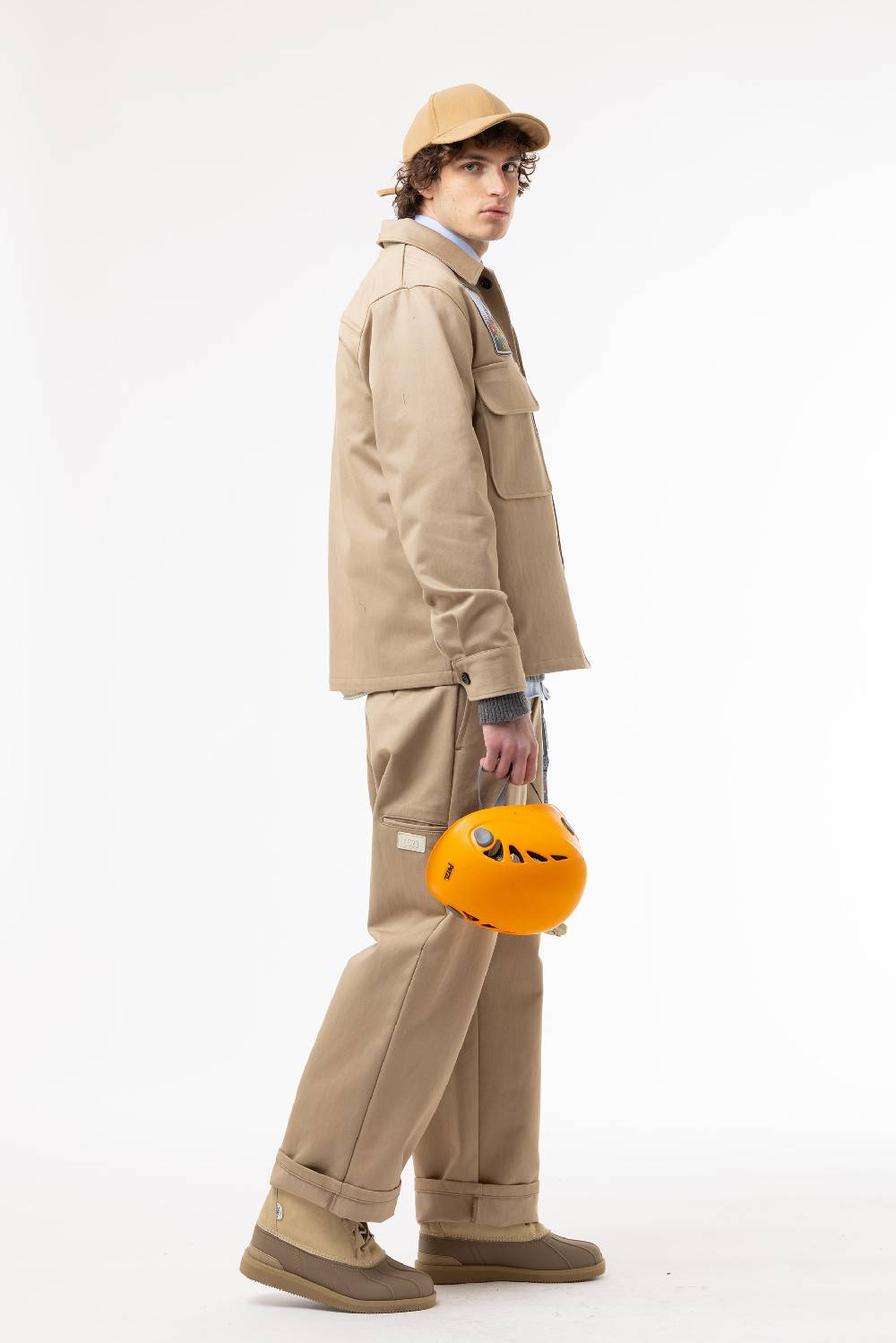 Lc23 Work Trousers Beige In Linea