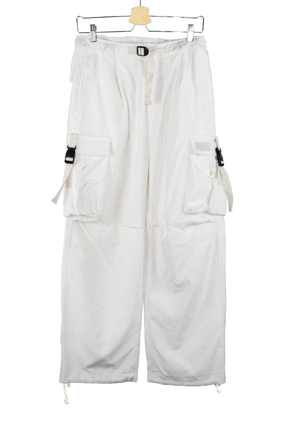 Lc23 Corduroy Cargo Pants White Spedizione Gratuita