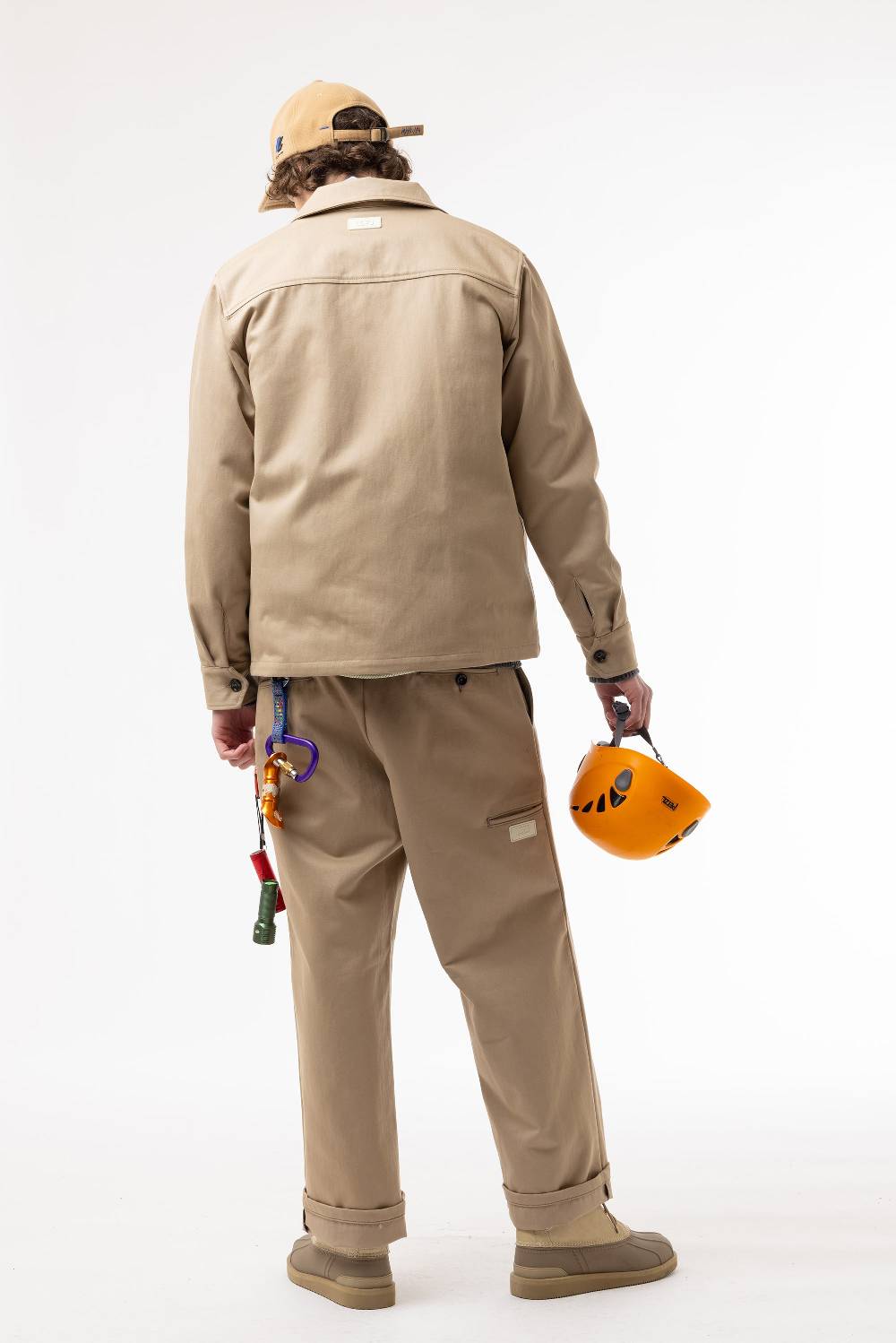 Lc23 Patch Canvas Overshirt Beige Negozi Online