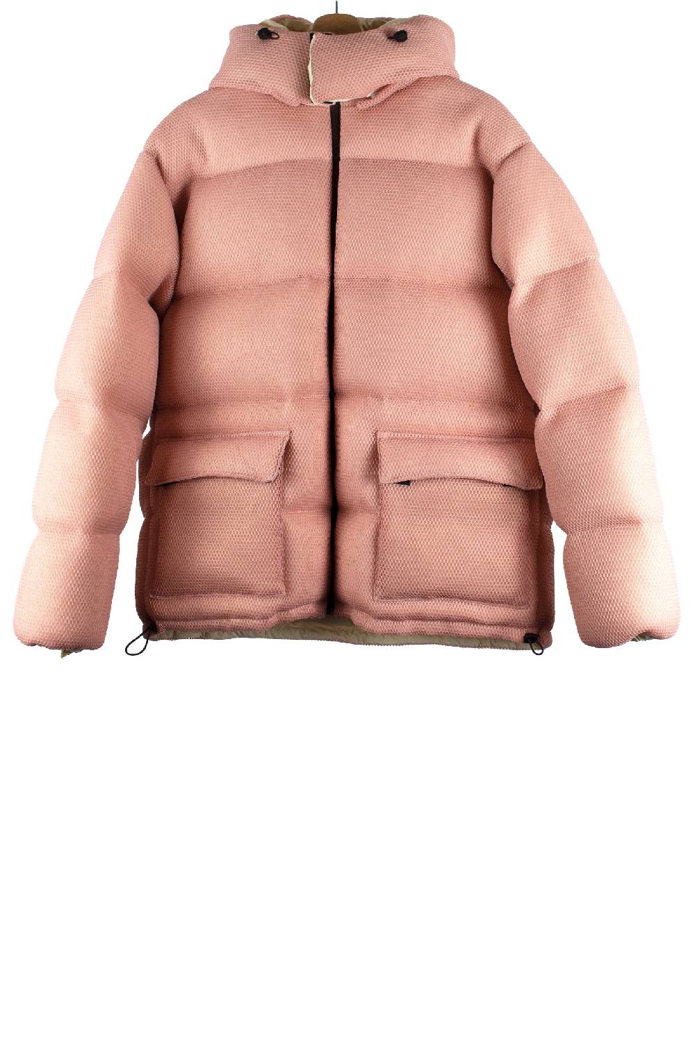 Lc23 Mesh Down Jacket Pink Consegna Veloce
