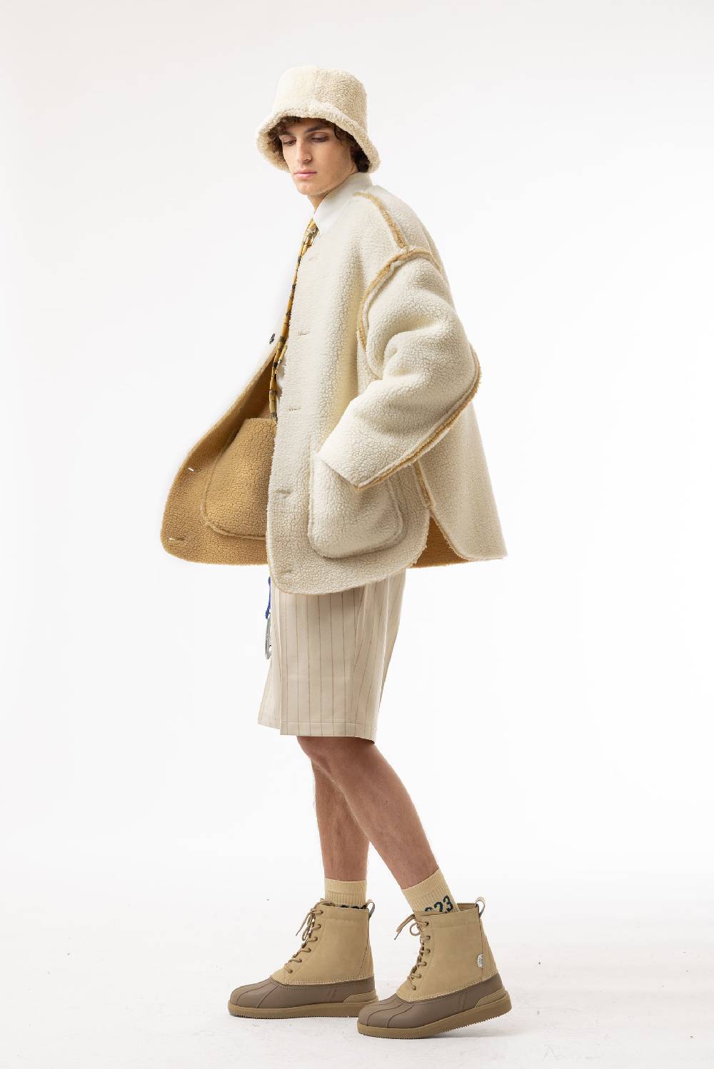 Lc23 Reversible Jacket Camel Shopping Online