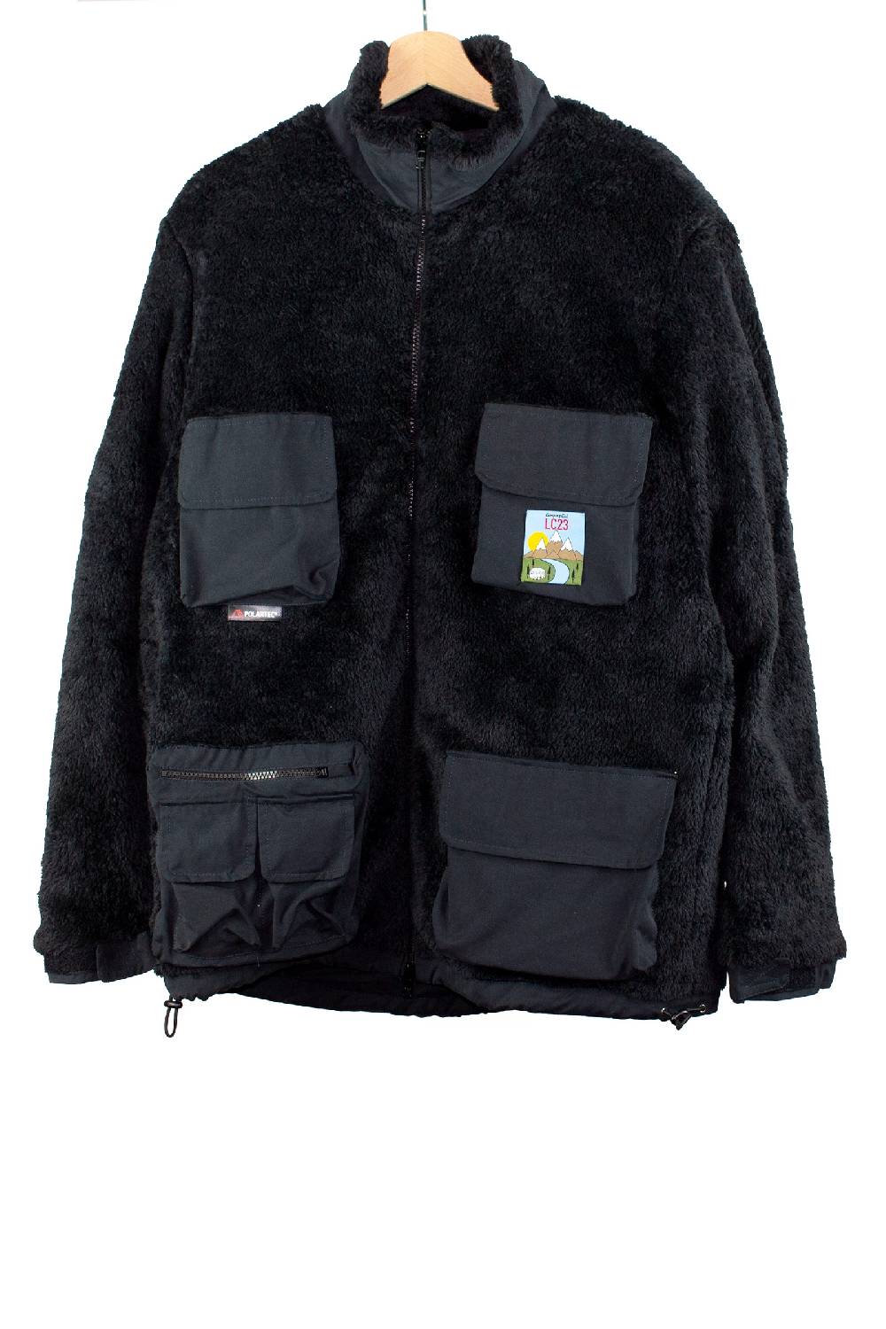 Lc23 Polartec Sherpa Jacket Black Sottocosto