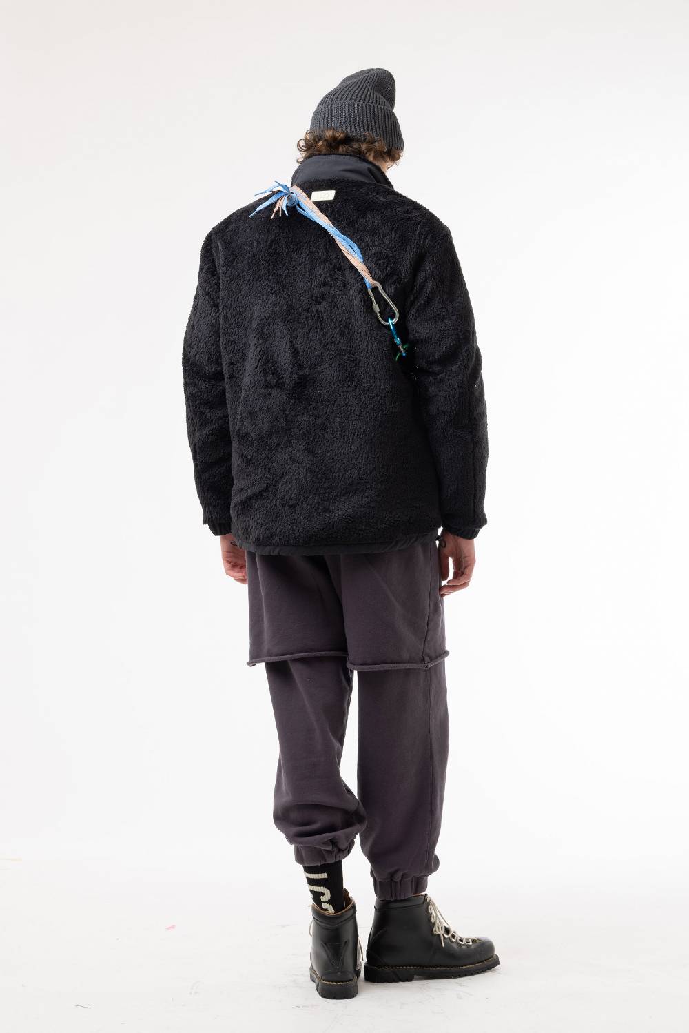 Lc23 Polartec Sherpa Jacket Black Sottocosto