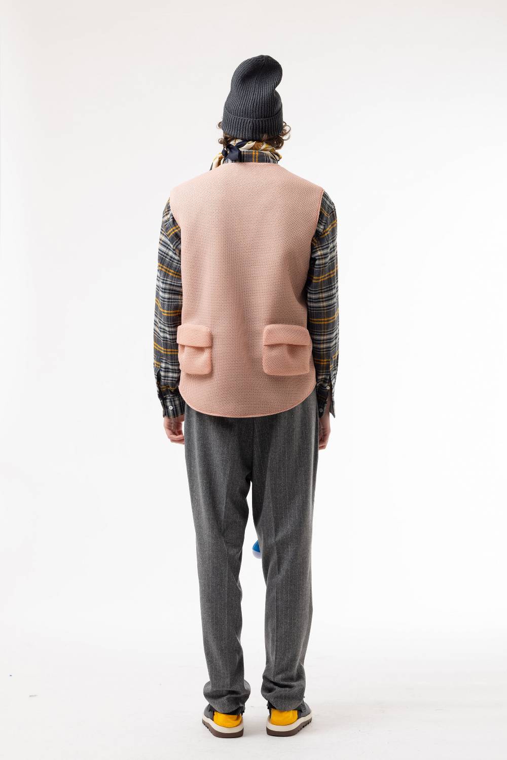 Lc23 Mesh Multipocket Vest Pink Offerta