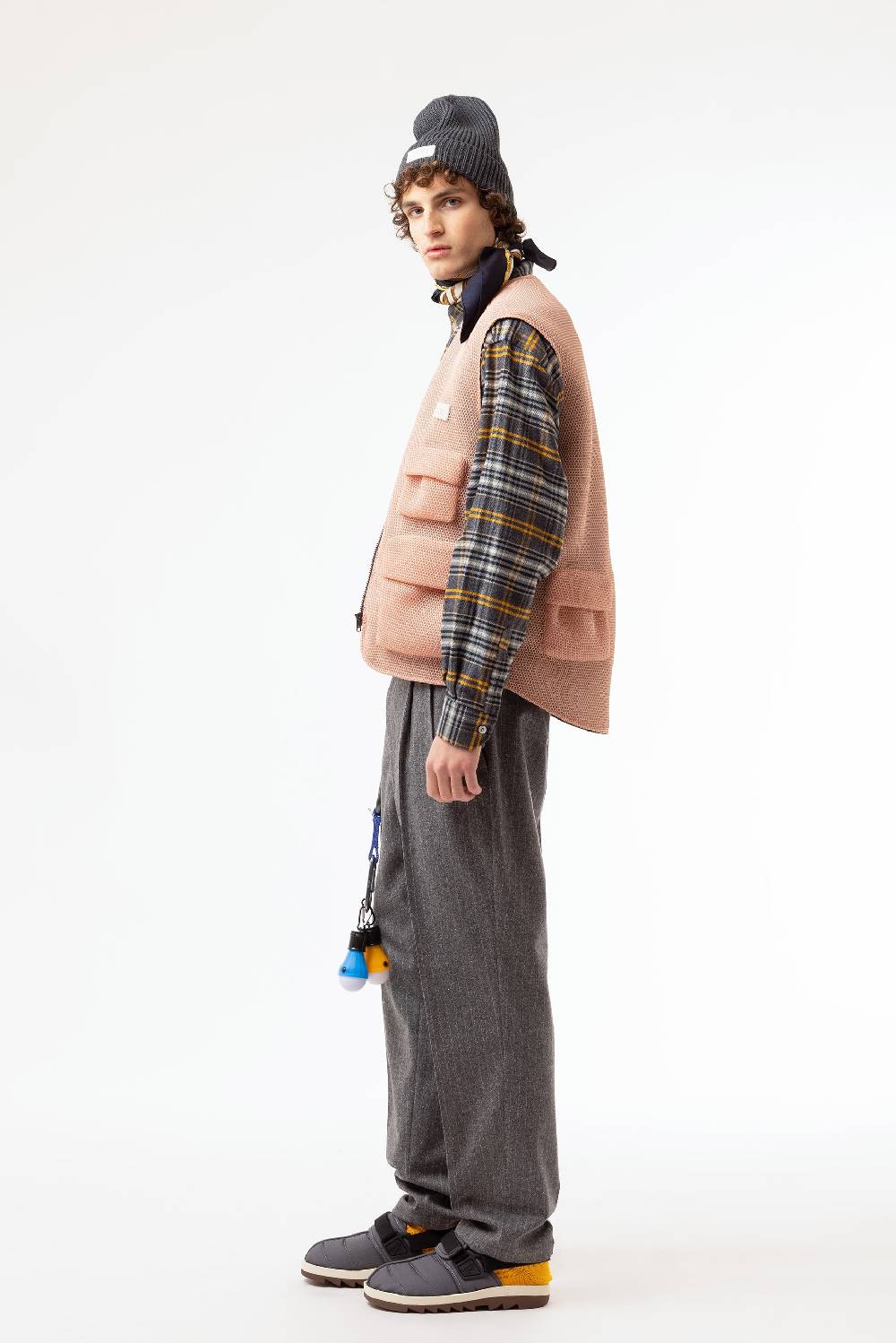 Lc23 Mesh Multipocket Vest Pink Offerta