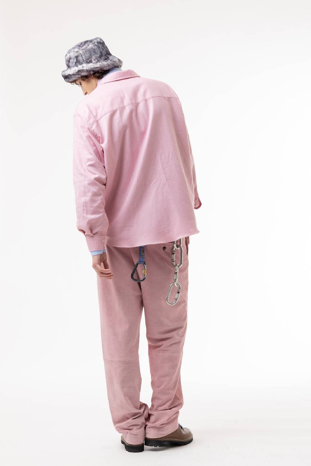 Lc23 Flannel Multipocket Shirt Pink Economico