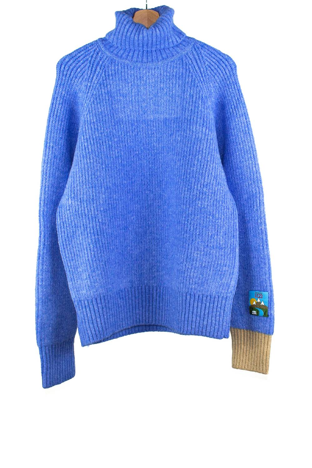Lc23 Turtleneck Sweater Blue Negozio