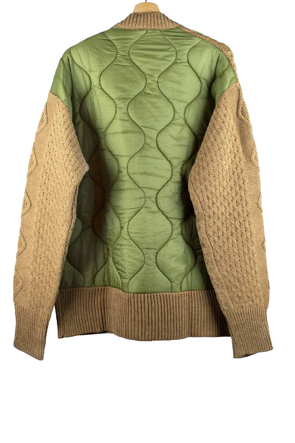 Lc23 Quilted Cardigan Camel Italia