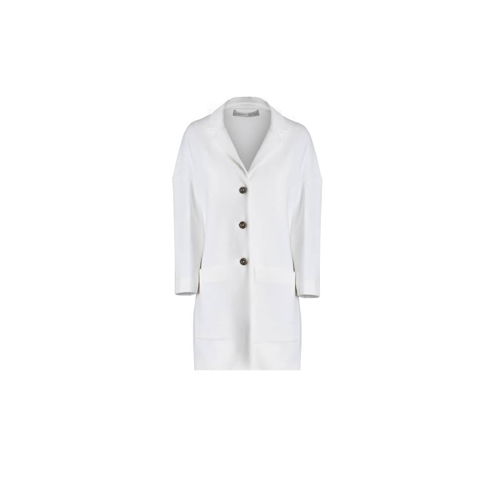 Nineminutes U&O – CABAN IN FELPA WHITE