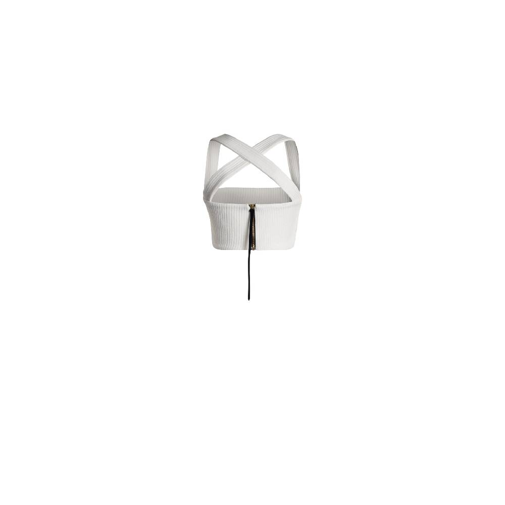 Nineminutes U&O – THE NIKI TOP VISCOSA WHITE Fino Al -60%