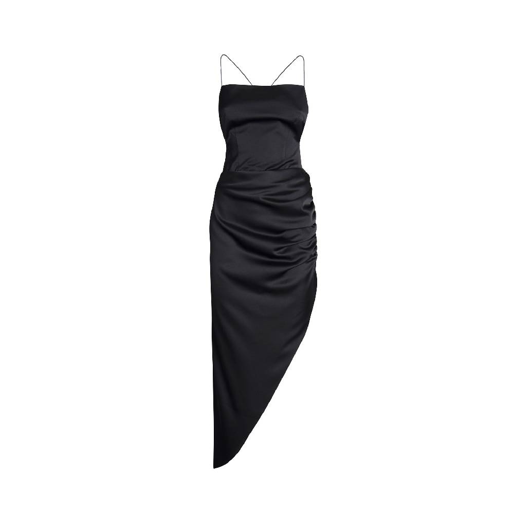 Nineminutes SS22-THE TOMI MIDI BLACK Spedizione Gratuita