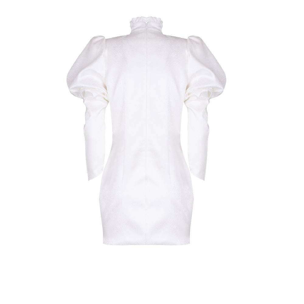 Nineminutes FW20.21 – THE LADY JANE DRESS WHITE Vendita Economica