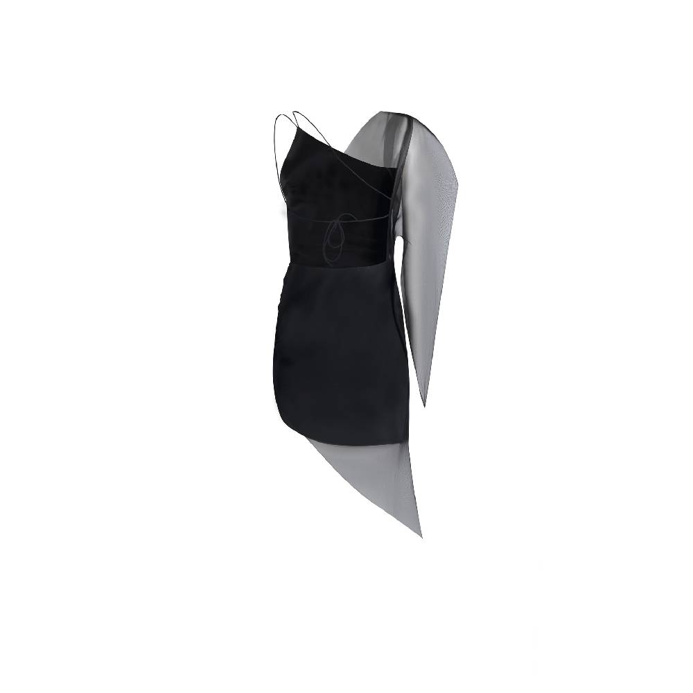 Nineminutes LUNAIRE – THE CALIPSO ORGANZA BLACK Vendita Calda
