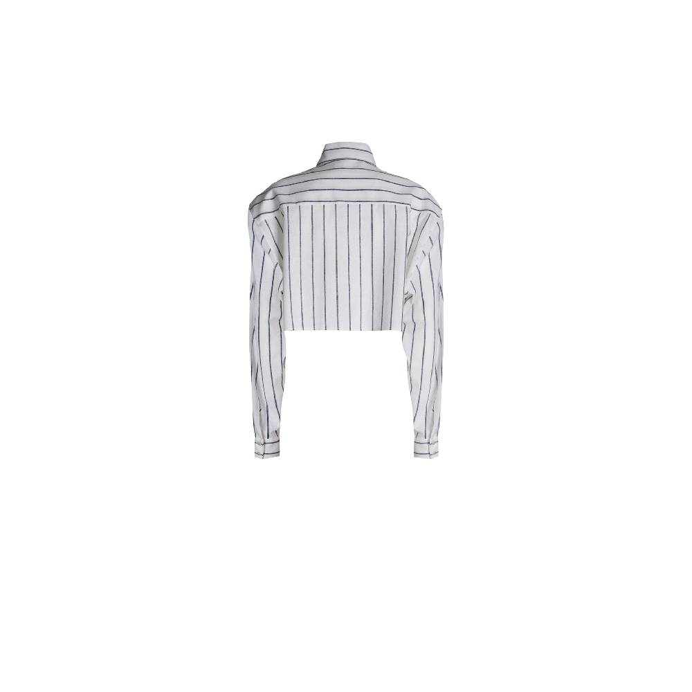 Nineminutes REVERSIBLE – THE MAIA CROP BARRÈ BLU Moda