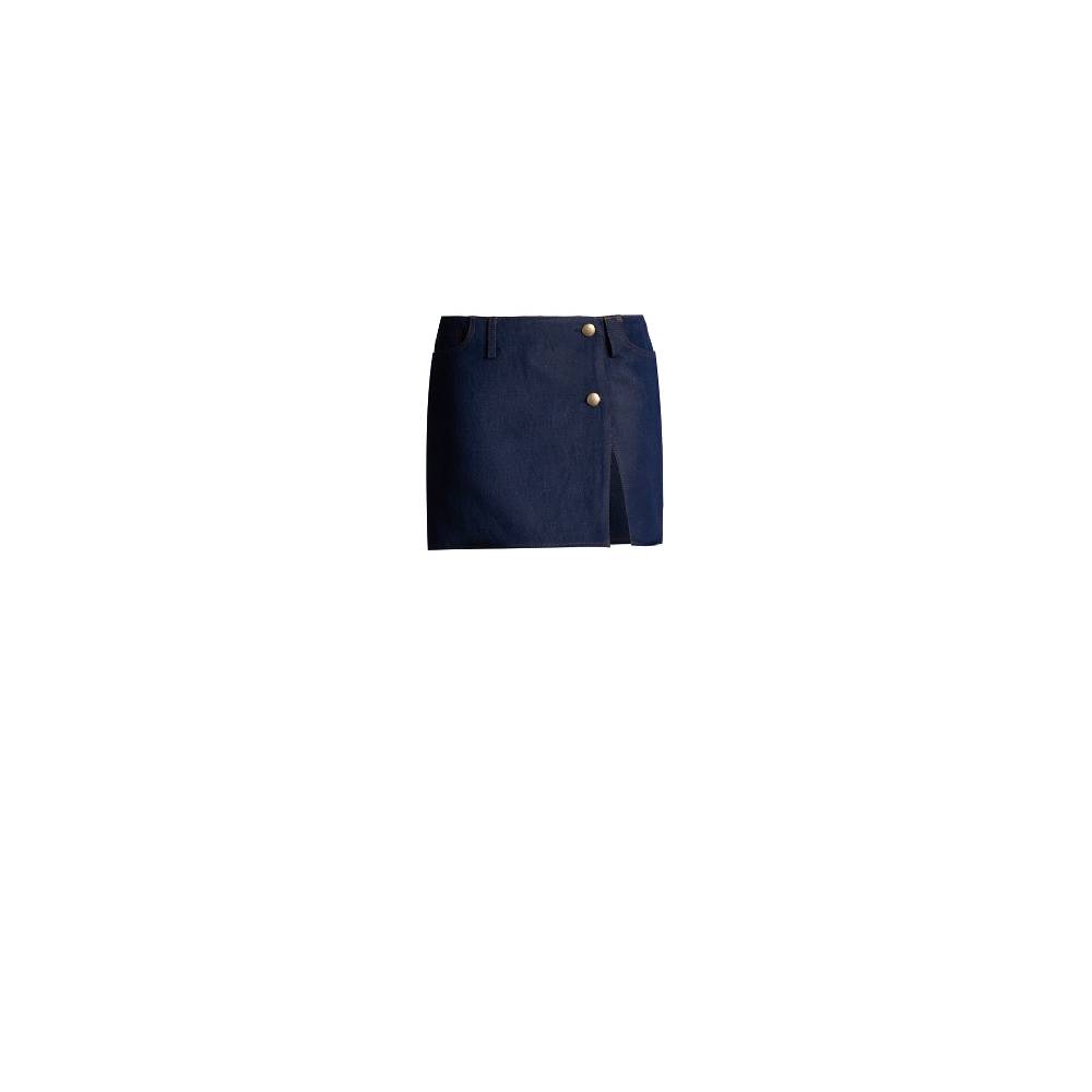 Nineminutes REVERSIBLE – THE MARY SKIRT BLUE DENIM Nuovo