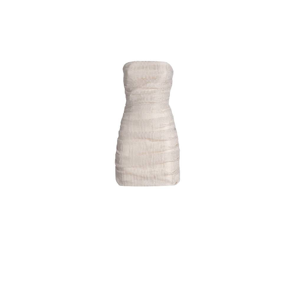 Nineminutes REVERSIBLE – THE LUCY DRESS GOLD LINEN