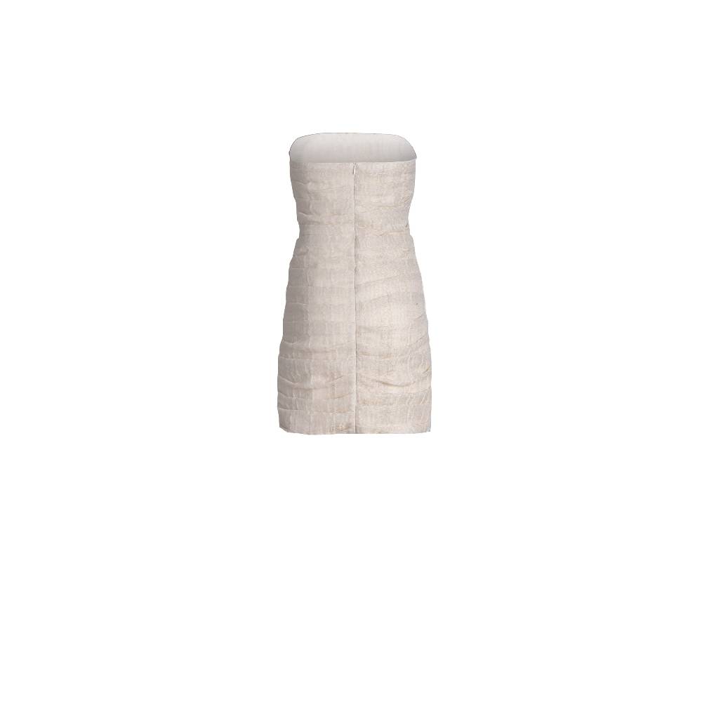Nineminutes REVERSIBLE – THE LUCY DRESS GOLD LINEN Consegna Veloce