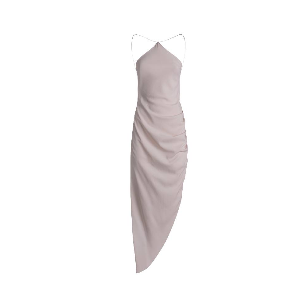 Nineminutes REVERSIBLE – THE TOMI MIDI CREPE SAND