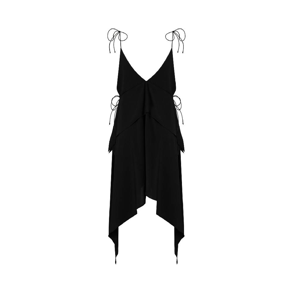 Nineminutes REVERSIBLE – THE PALOMA DRESS CREPE NERO Promozione