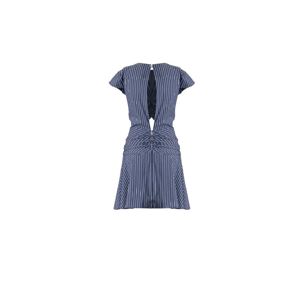 Nineminutes REVERSIBLE – THE BUTTERFLY DRESS COTTON STRIPE Nuova