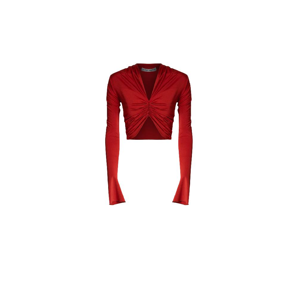 Nineminutes REVERSIBLE – THE RAFFAELLA TOP LYCRA ORANGE