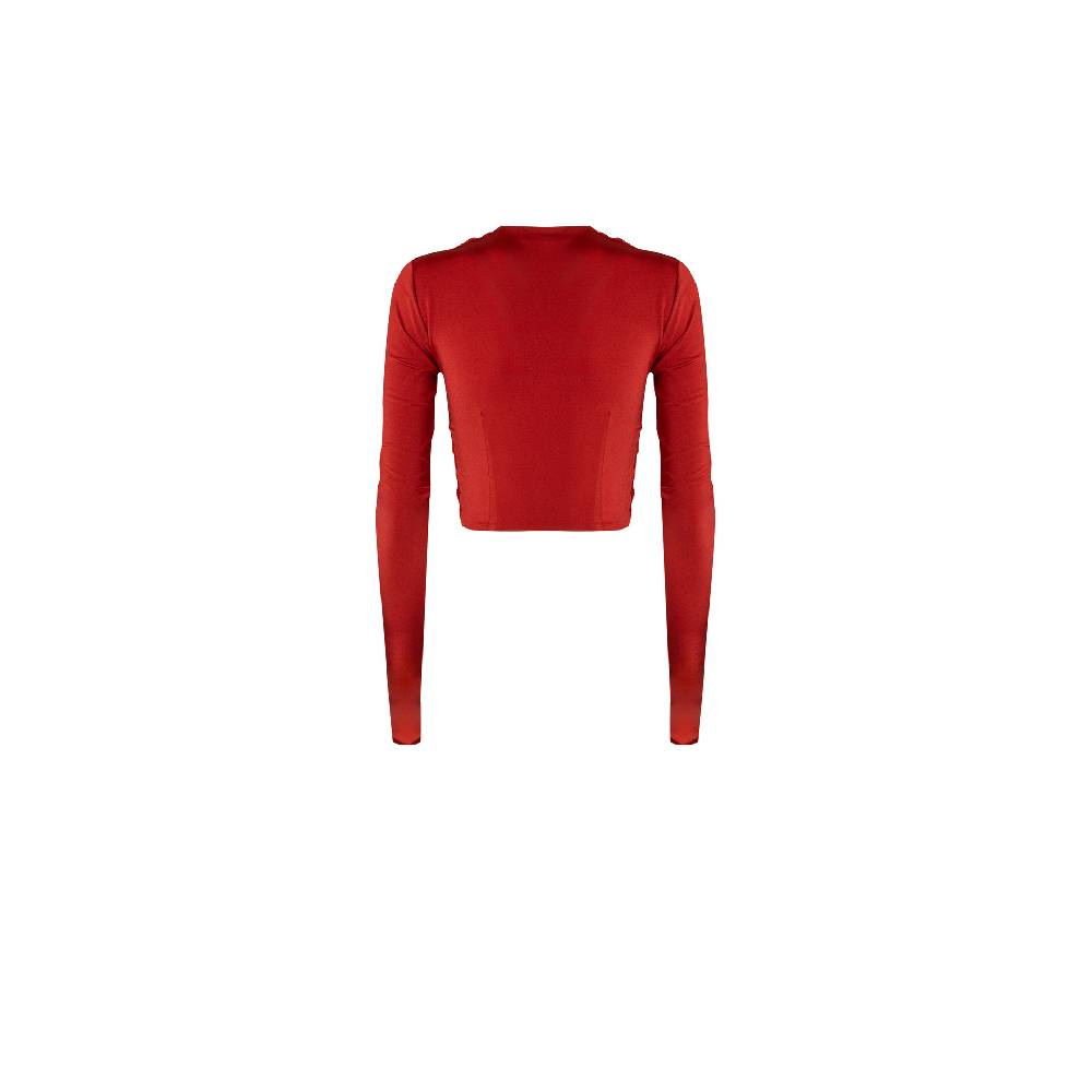 Nineminutes REVERSIBLE – THE RAFFAELLA TOP LYCRA ORANGE In Linea