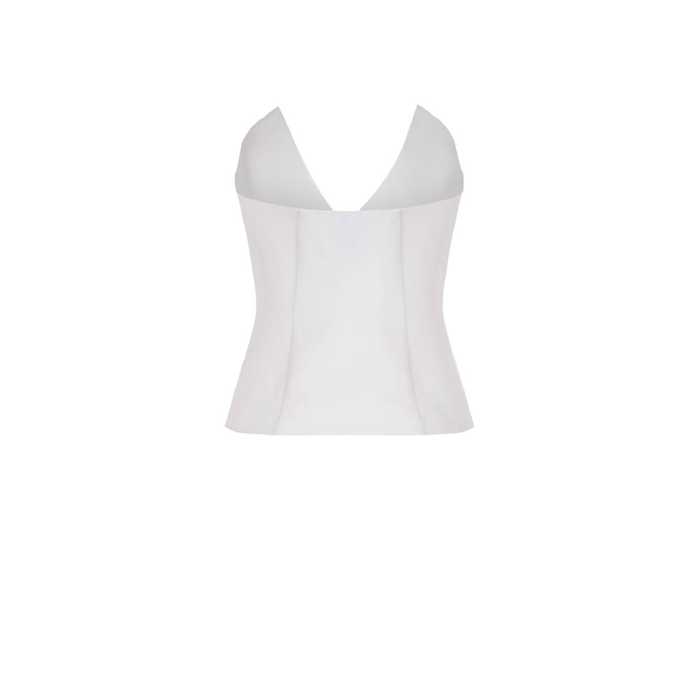 Nineminutes IMNOTPERFECT – THE RACHEL TOP WHITE Promozione temporanea