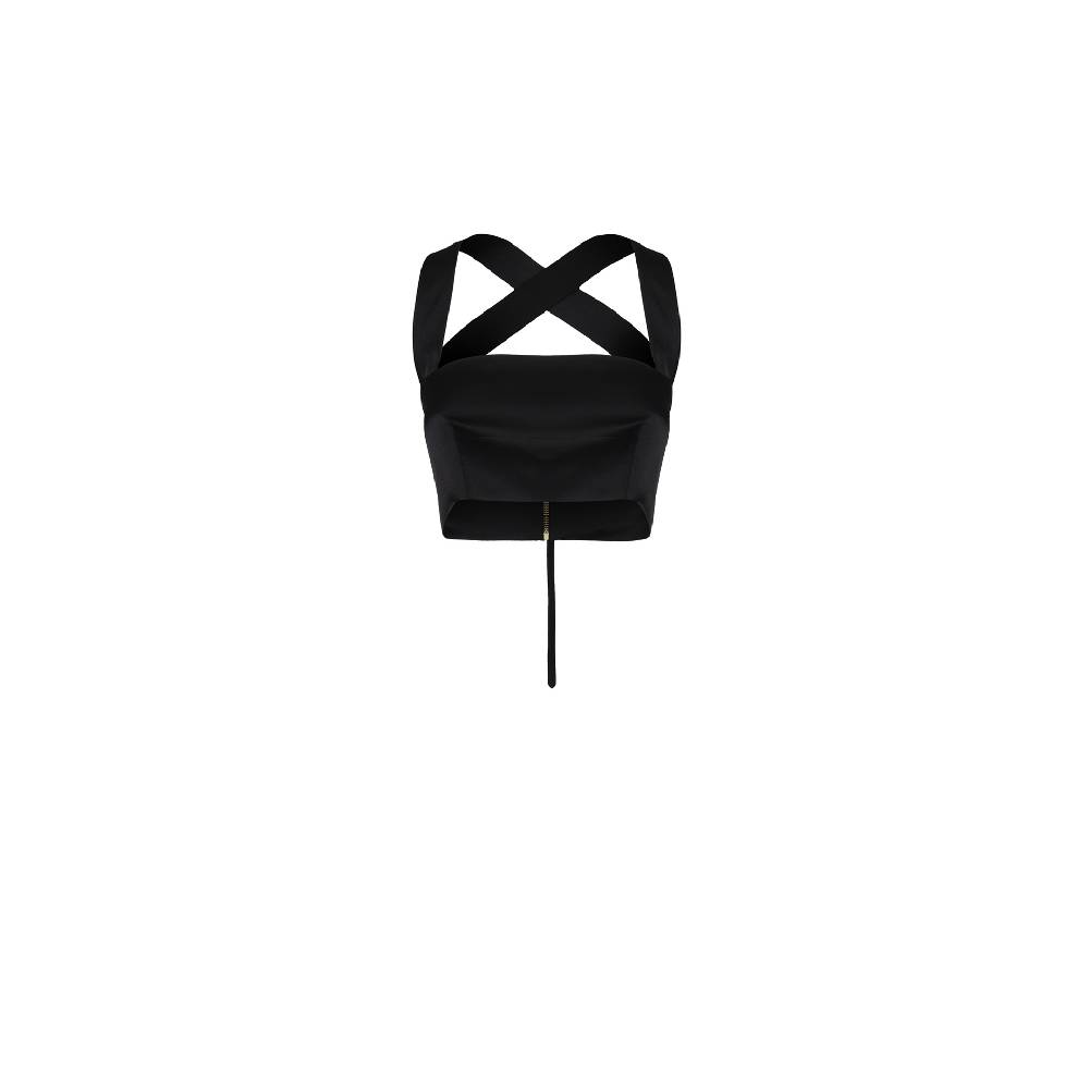 Nineminutes IMNOTPERFECT – THE NIKI TOP BLACK Vendite Flash