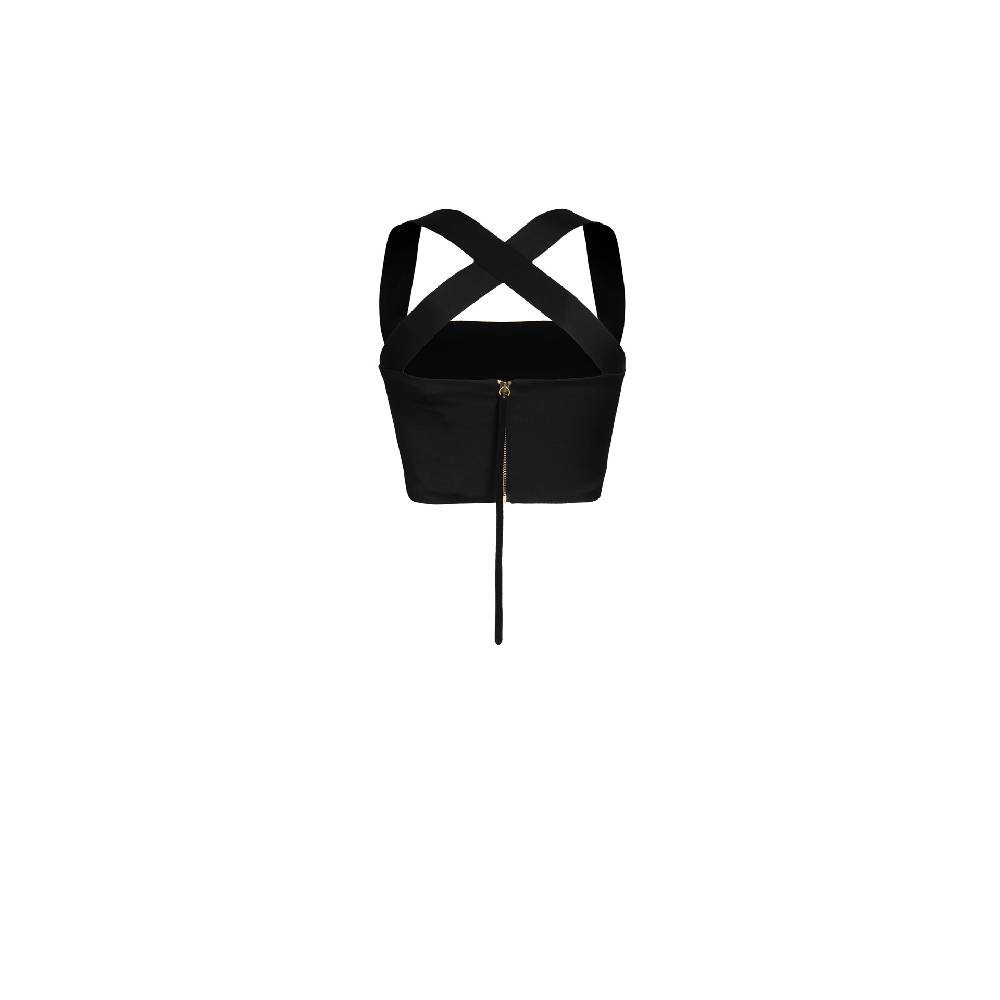Nineminutes IMNOTPERFECT – THE NIKI TOP BLACK Vendite Flash