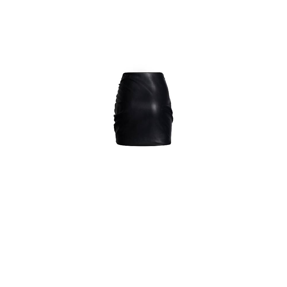 Nineminutes RESORT23 – THE CURLING LEATHER BLACK Moda