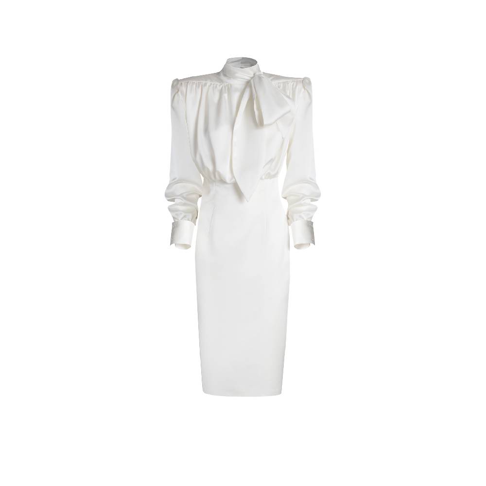 Nineminutes FW22.23 -THE DANIELLE MIDI CHAMPAGNE