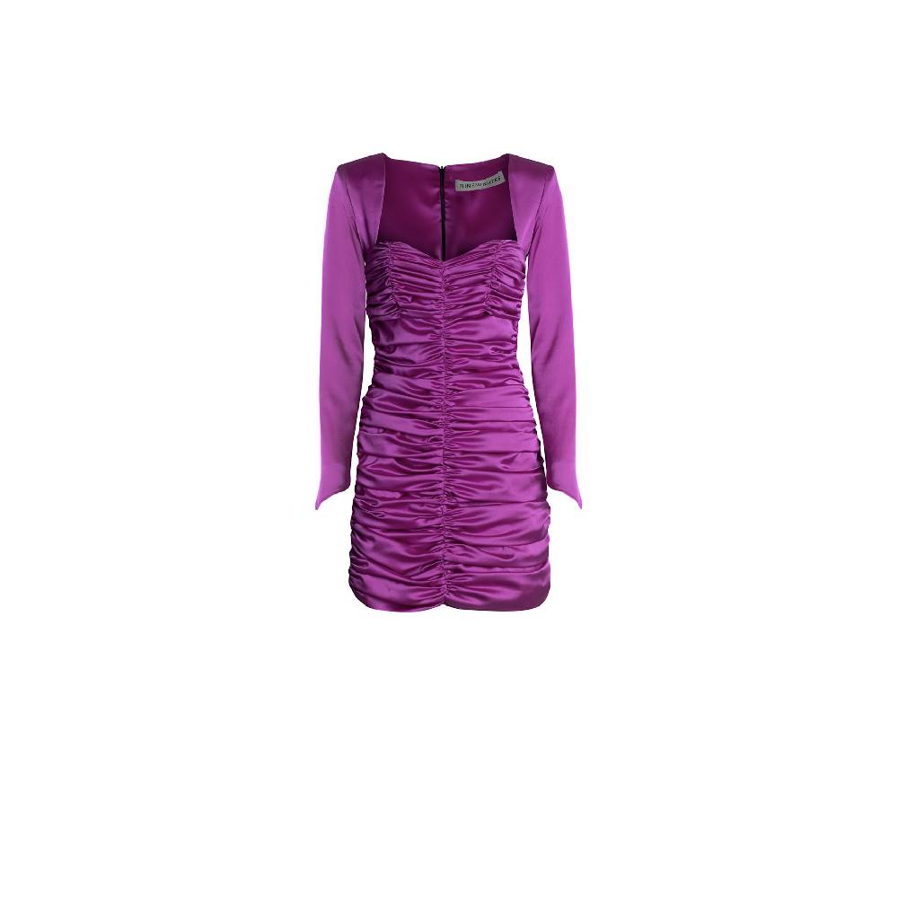 Nineminutes FW22.23 – THE JUN DRESS PLUM
