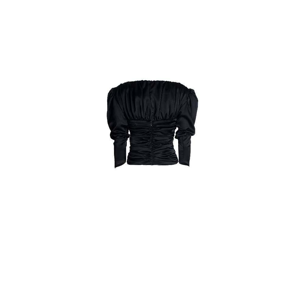 Nineminutes FW22.23 – THE PAOLINA TOP BLACK Italy