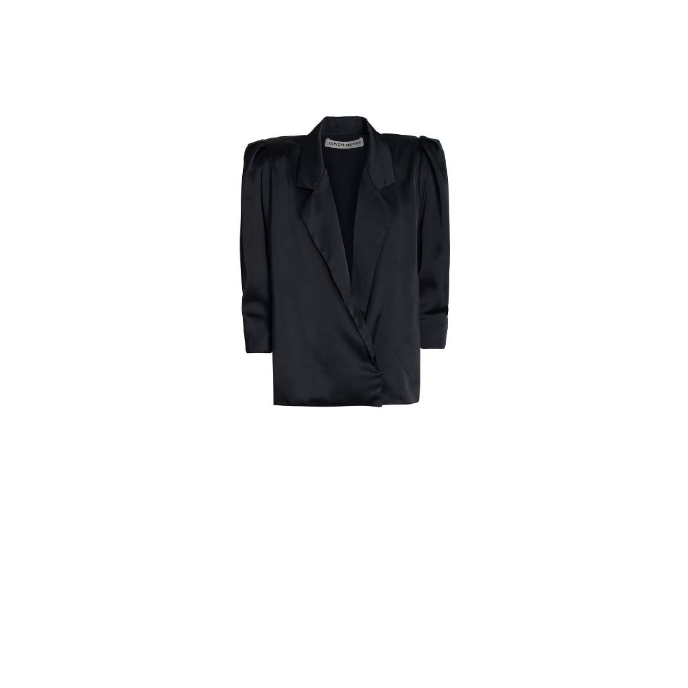 Nineminutes SS22 – THE VINTAGE TOP BLACK