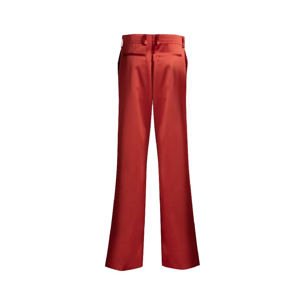 Nineminutes REVERSIBLE – THE WOMAN SUBMARINE PANTS SATIN ORANGE Italy