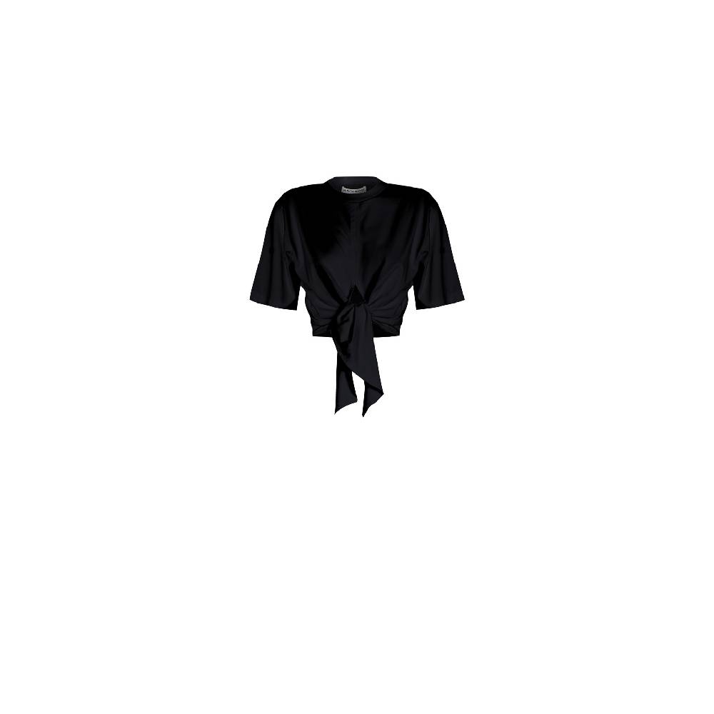 Nineminutes REVERSIBLE – THE GIA TEE BLACK