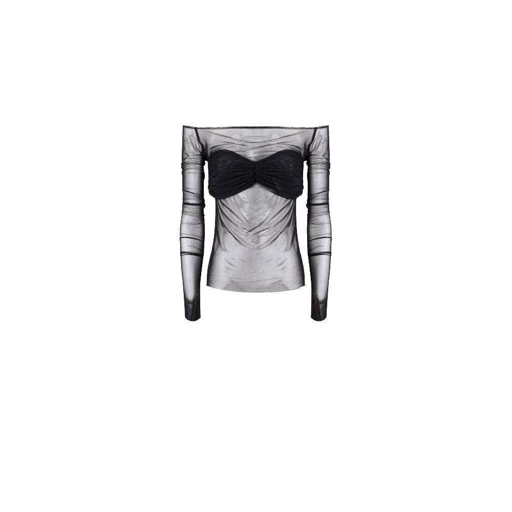 Nineminutes REVERSIBLE – THE BARDOT TOP MESH