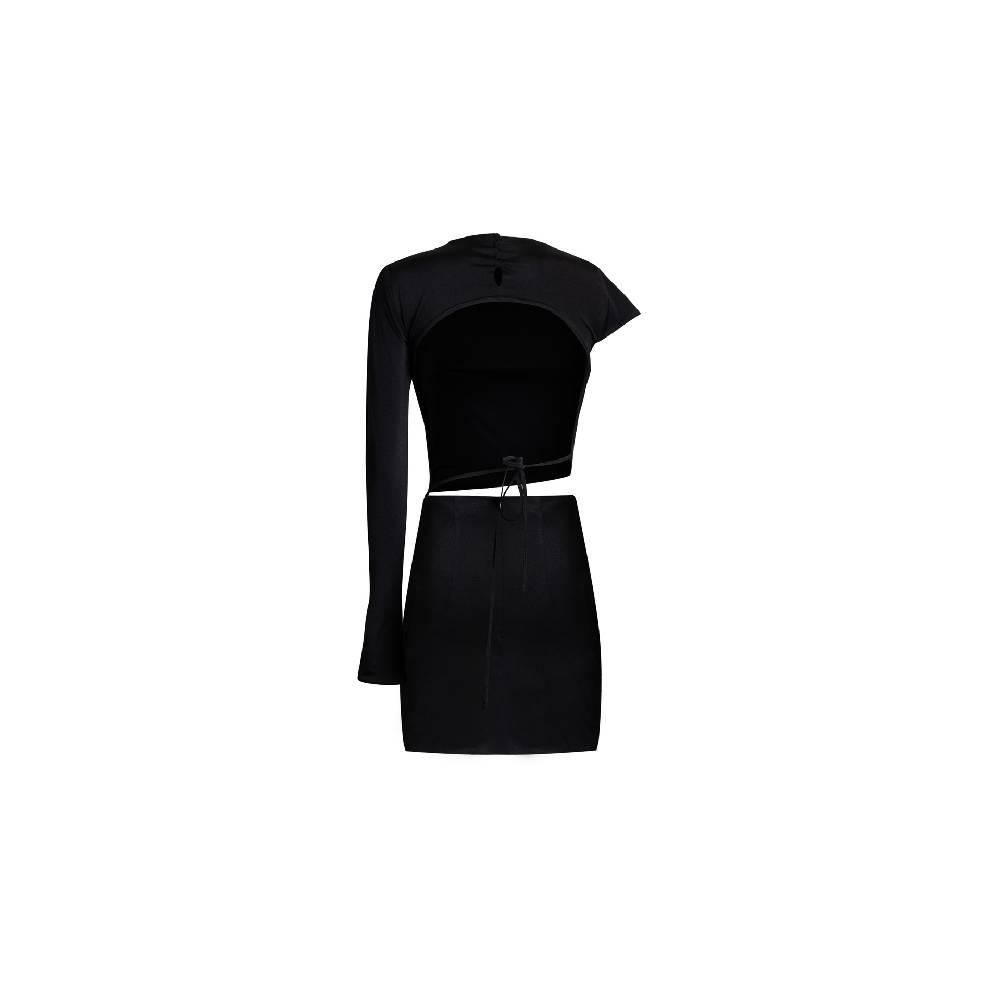 Nineminutes REVERSIBLE – THE BIBI DRESS LYCRA BLACK Acquista Ora