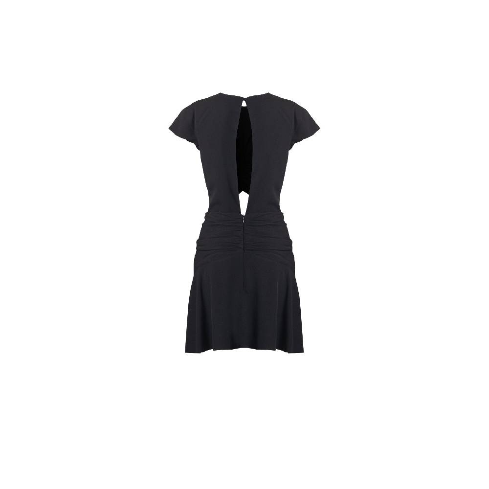 Nineminutes REVERSIBLE – THE BUTTERFLY DRESS CREPE BLACK Prezzo Ridotto