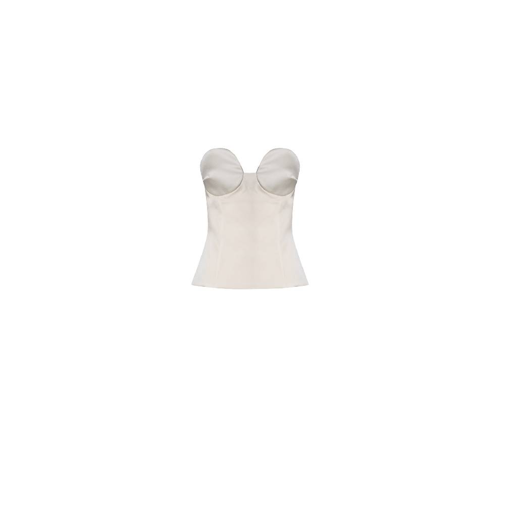 Nineminutes IMNOTPERFECT – THE KATE TOP VANILLE