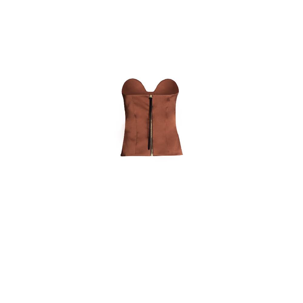 Nineminutes IMNOTPERFECT – THE KATE TOP BRONZE Nuova