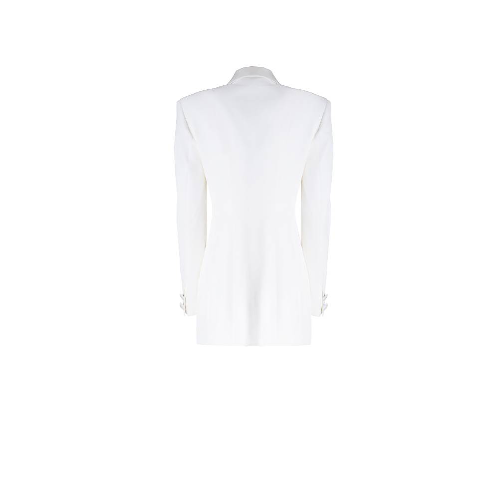 Nineminutes IMNOTPERFECT – THE DOUBLE BLAZER DRESS WHITE Fino Al -60%