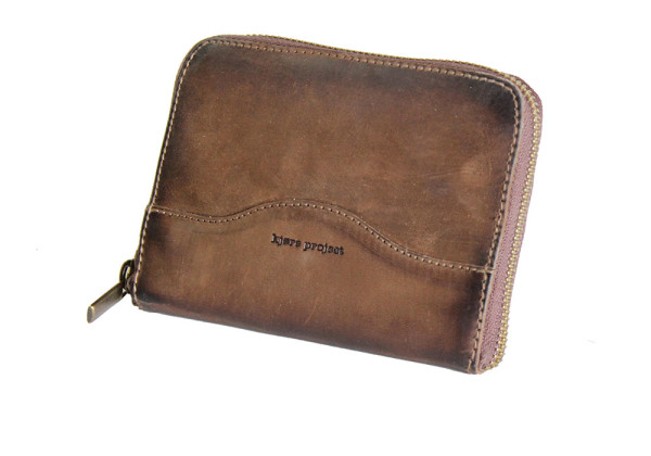 Kjøre Project Squared Zip Wallet Vintage Aged Acquista Ora