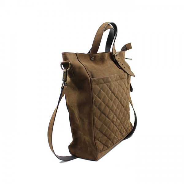 Kjøre Project Nubuck Quilted Handle Bag In Saldo