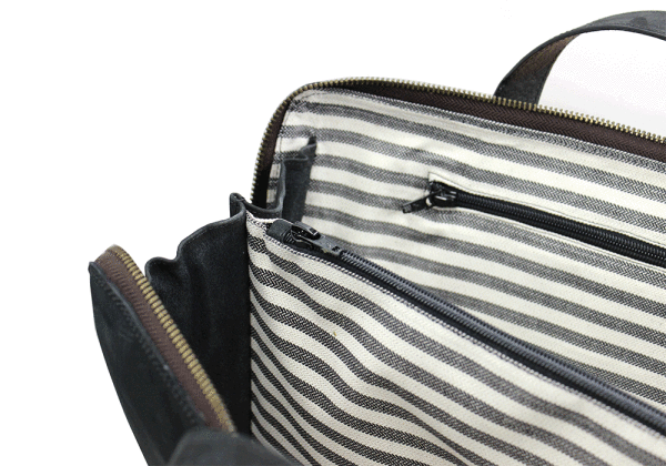Kjøre Project Leather 24h Slim Briefcase Goat Qualità